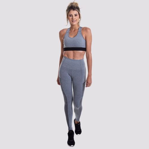 Calça Legging Cintura Perfeita Slim Com Bolso Em Tecido Advance