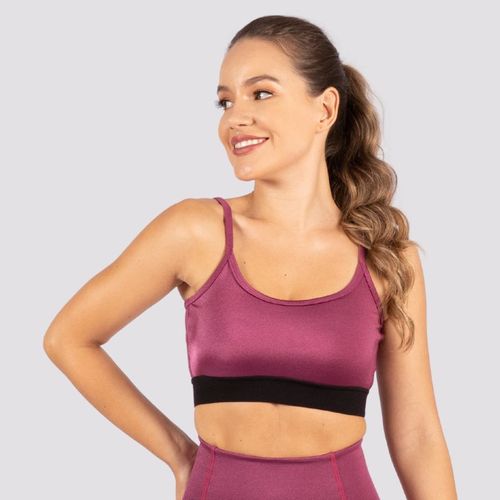 Top Slim Suporte Leve Em Tecido Trilobal