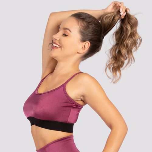 Top Slim Suporte Leve Em Tecido Trilobal