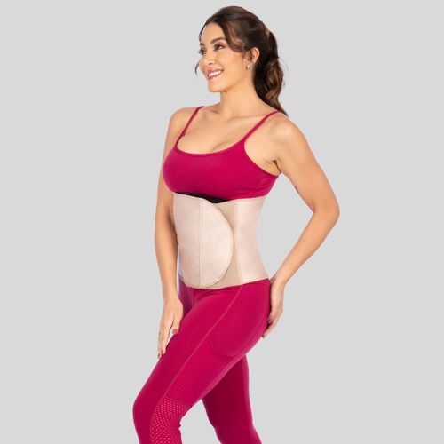 Cinta Abdominal Com Velcro Em Tecido Felx Form